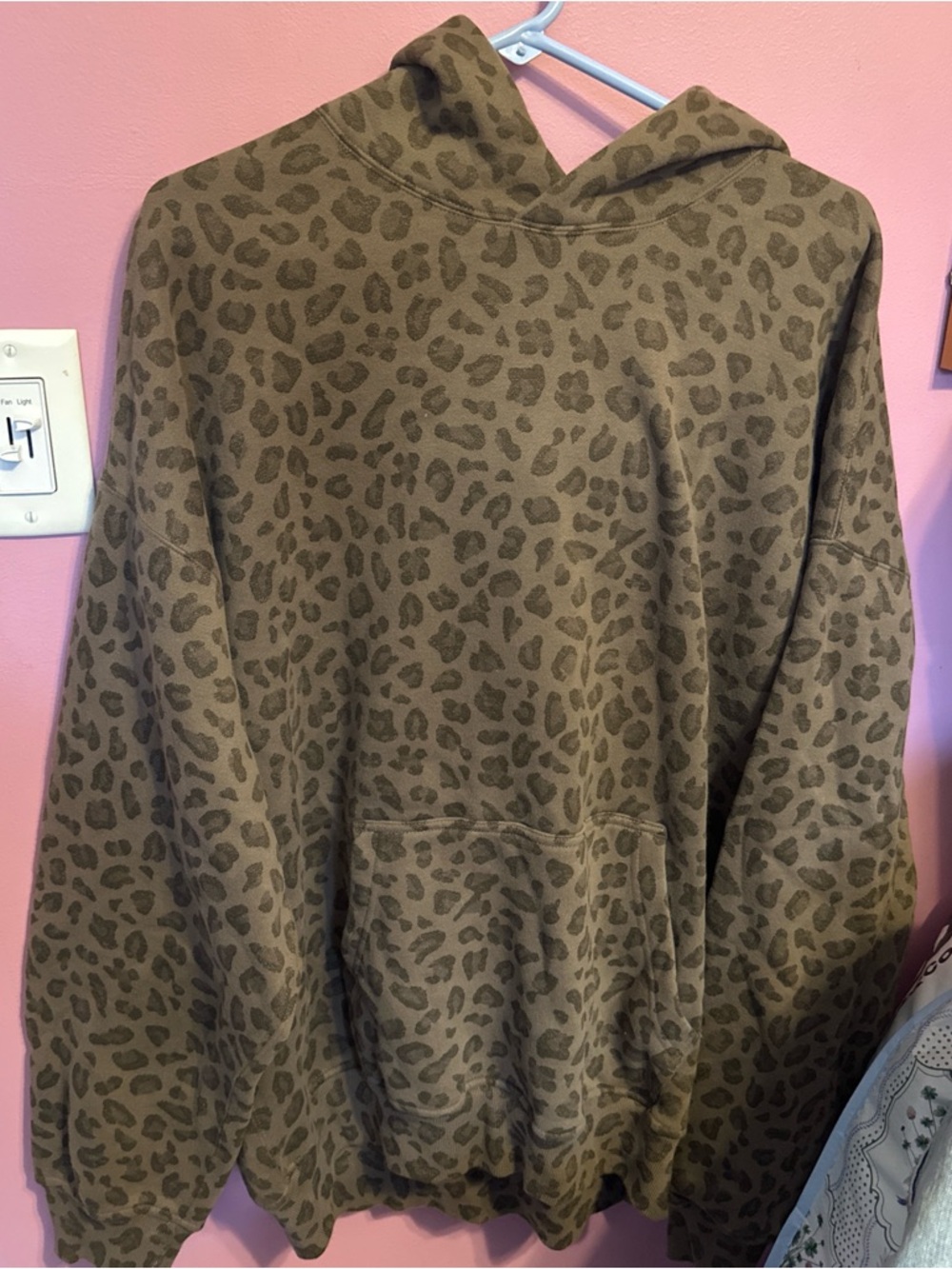 Abercrombie & Fitch Leopard Pattern Hoodie